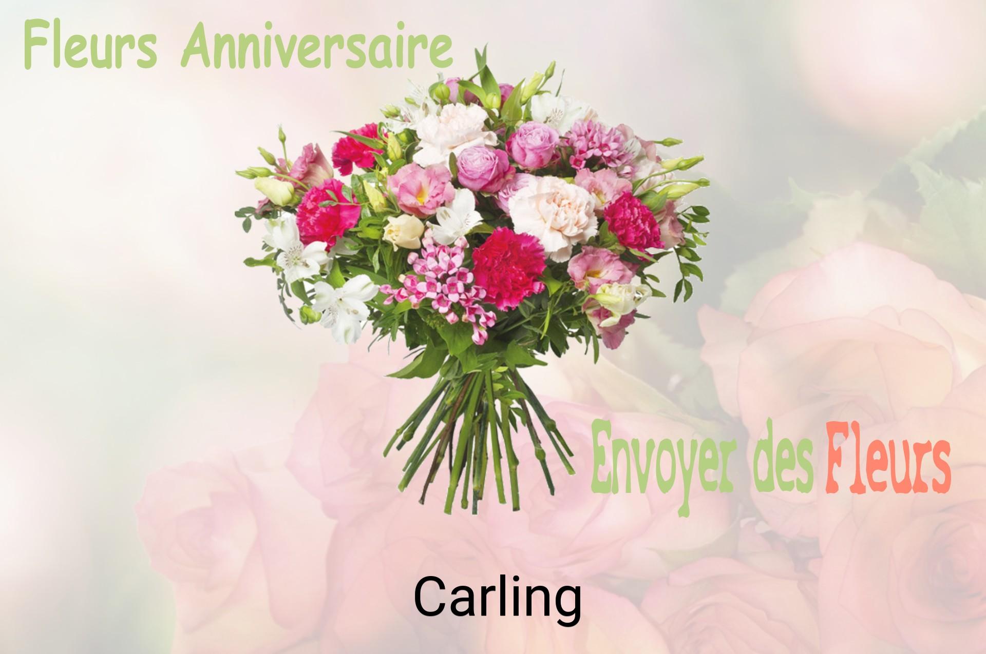 Bouquet de fleurs d’anniversaire livré à Carling