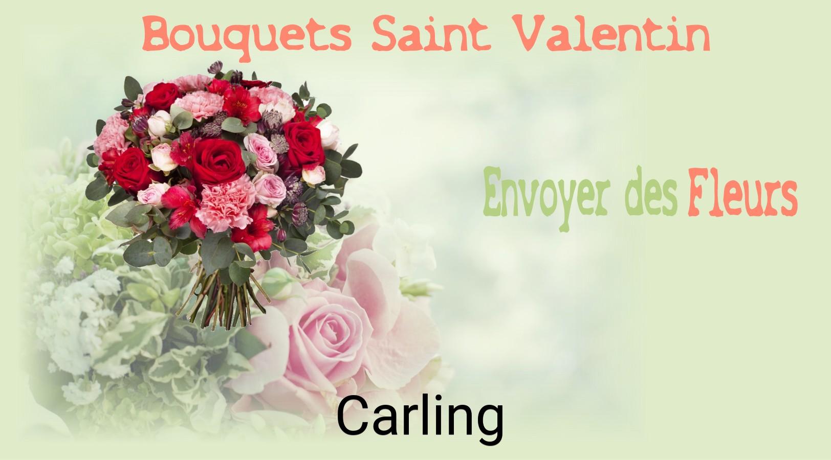 Roses de Saint-Valentin livrées à Carling